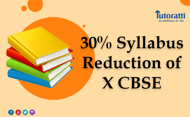 30% Syllabus Reduction of X CBSE