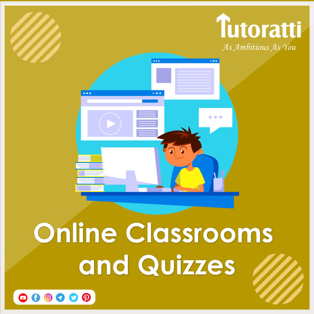 online classroom and quizzes