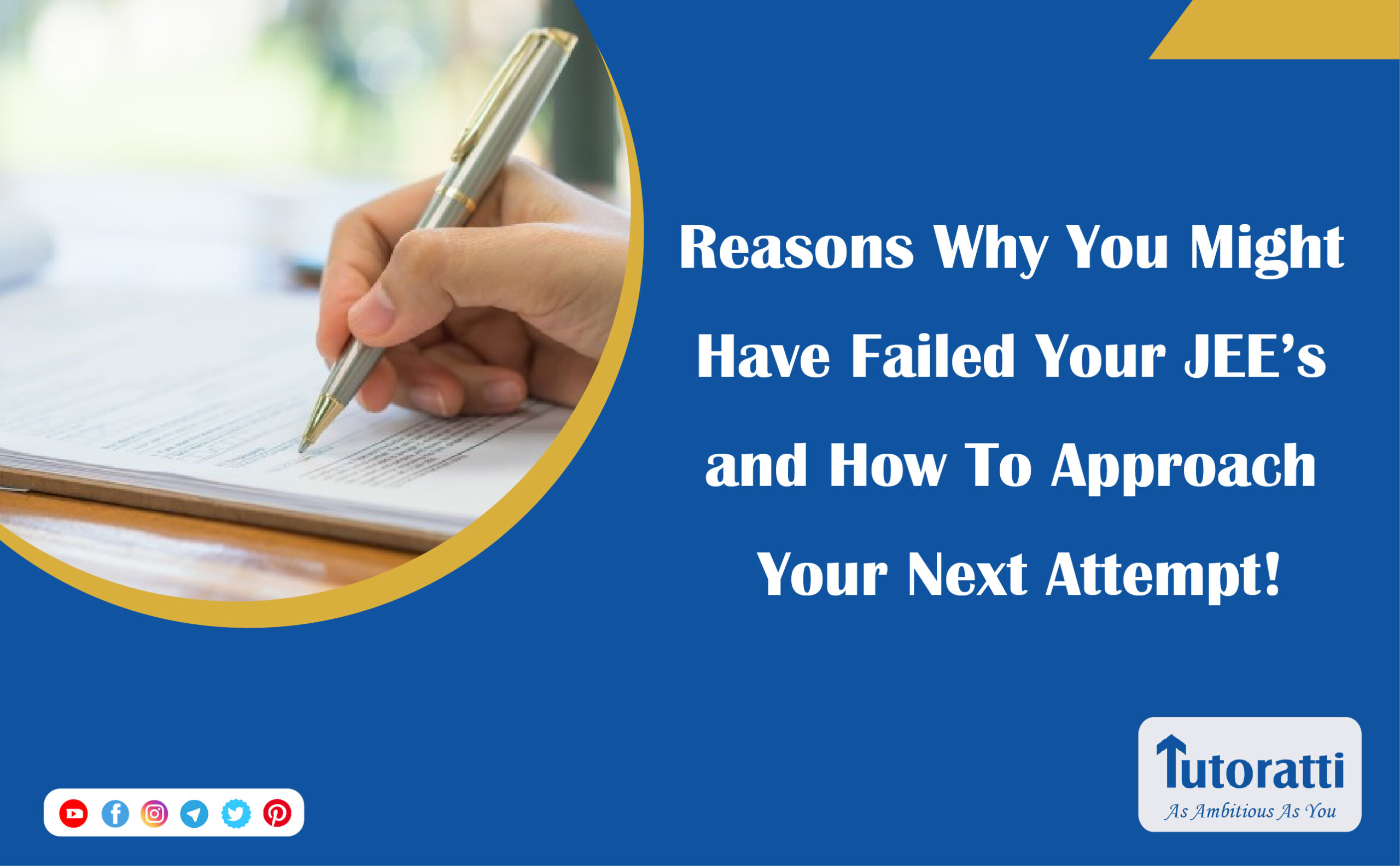 Reasons Why You Might Have Failed Your JEE’s and How To Approach Your Next Attempt!